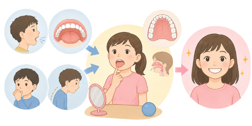 お口周りの筋肉のバランスを整えるトレーニング|うぐいす歯科