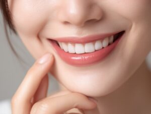ホワイトニング治療で綺麗になった歯
